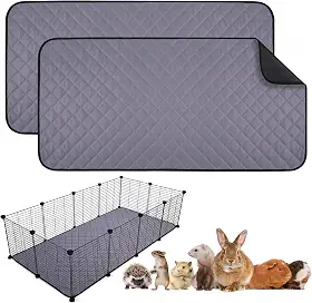 Aitmexcn Forros Para Gaiolas De Porquinhos-Da-Índia - Tapetes Higiênicos Laváveis, À Prova D'Água, Reutilizáveis E Antiderrapantes, Almofada Rápida Superabsorvente Pequenos Animais, Coelho, Hamster,