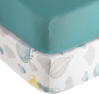 Featherheadâ„¢ Baby - Fitted Crib Sheet, Soft , Breathable and 100% Cotton Crib Sheet for Standard Crib and Toddler Mattresses, 28