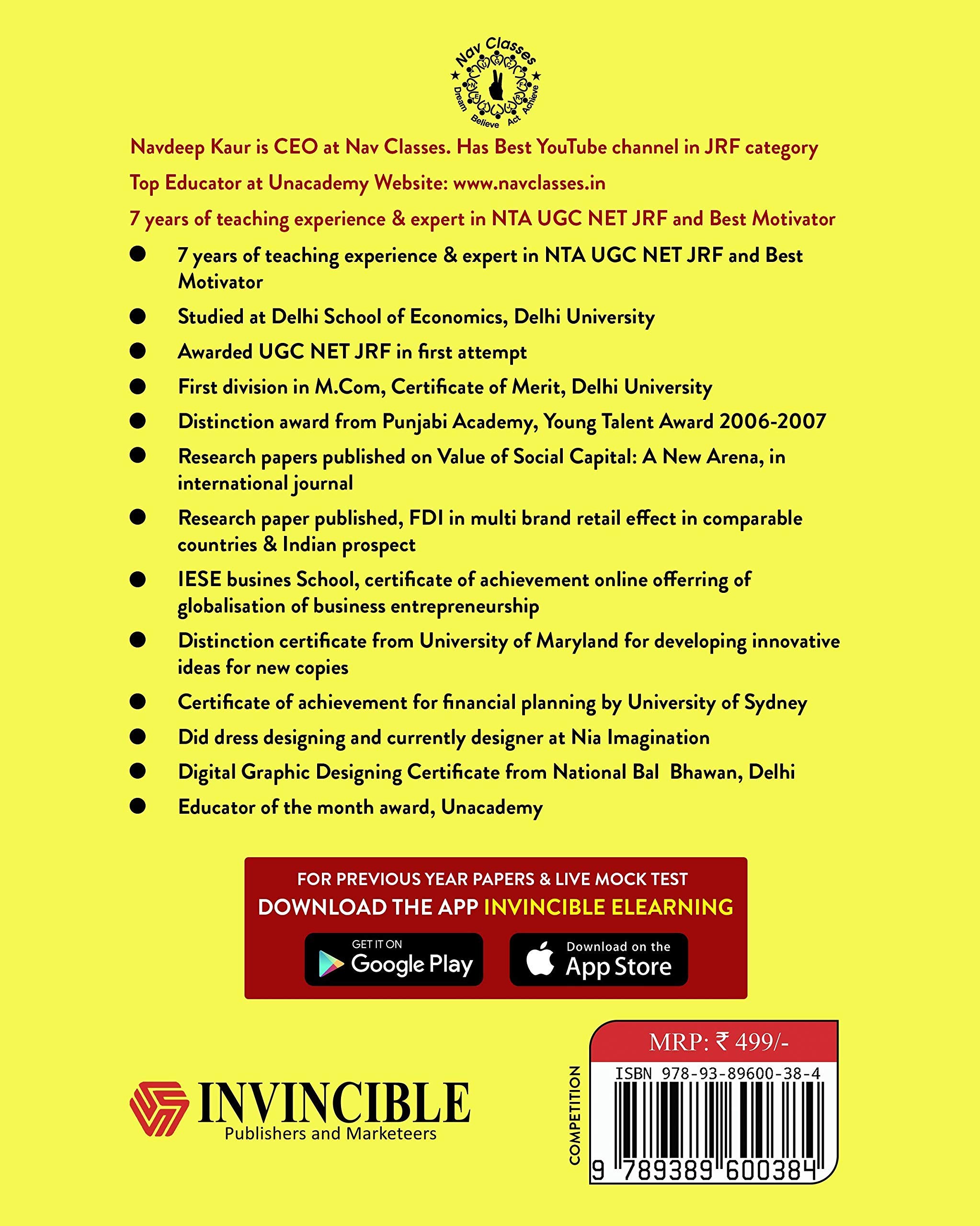 NTA UGC NET/JRF/SET Complete General Paper-2021 Updated With Exclusive Charts, Edition-2 By Navdeep Kaur-Nav Classes 2