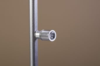 2pcs Showcase LED Light 8 inches 4000K 3-Spotlight Pole Stem Light for Jewelry Display Case Exhibit Trade Show Product FY-53M