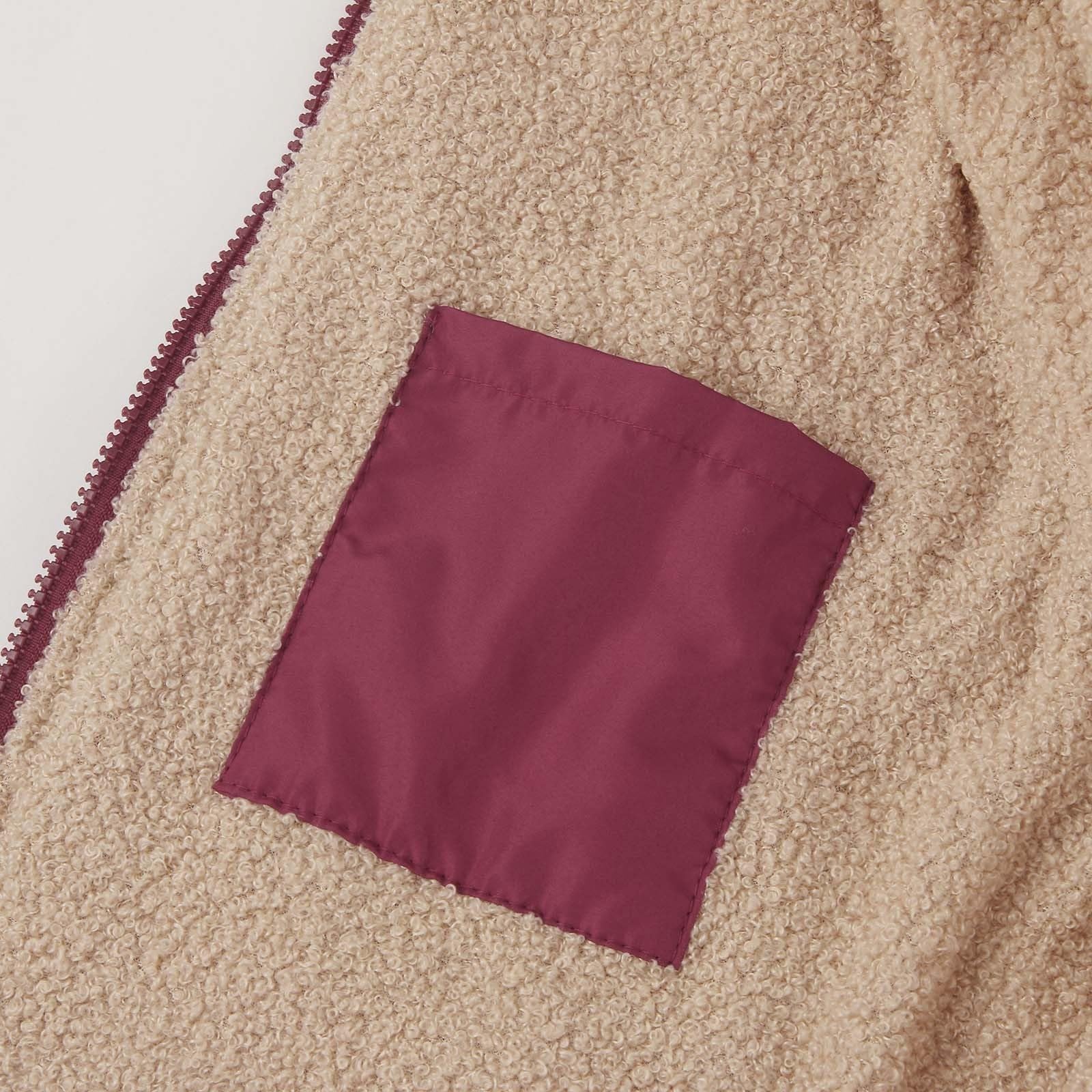 Generisch Cappotto invernale da donna, lungo, invernale, elegante, con imbottitura calda, con tasche, alla moda, con cerniera, piumino con cappuccio