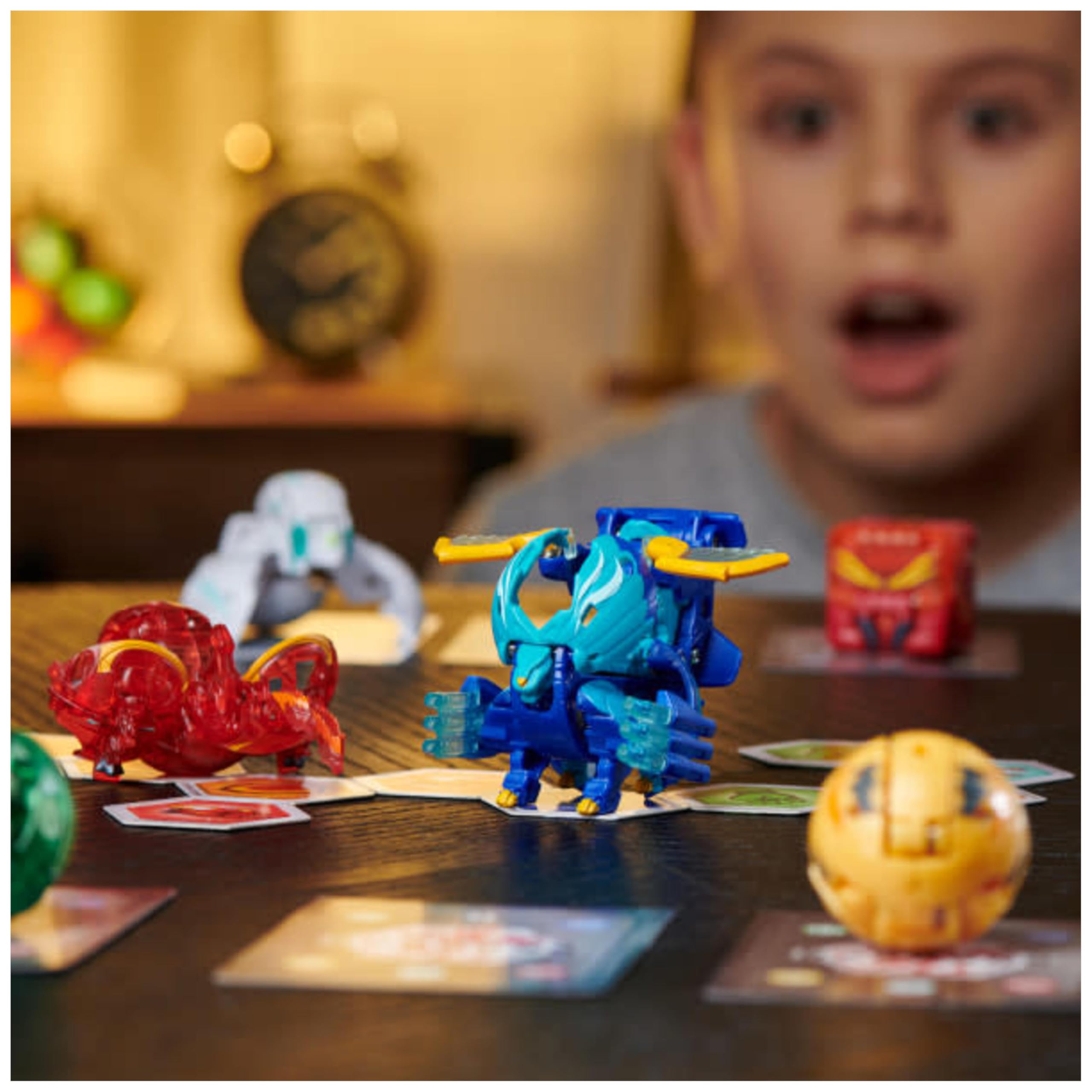 BAKUGAN - Legends - Pack DE 4 Figuras DE ACCIÓN COLECCIONABLES - Cycloid, Arcleon Geogan, Nillious Nova, Hydorous Ultra y 6 Baku-Núcleos - 6065913 - Juguetes Niños 6 Años +