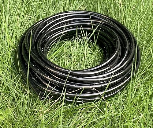 Miniatura 2 de PEISONGFEI Tubo de riego por goteo manguera de riego por goteo tubo de distribución en blanco de 14 pulgadas rollo de 100 pies