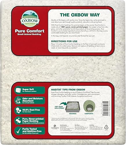 Miniatura 54 de Oxbow Animal Health Pure Comfort - Ropa de cama natural, bolsa de 56 litros