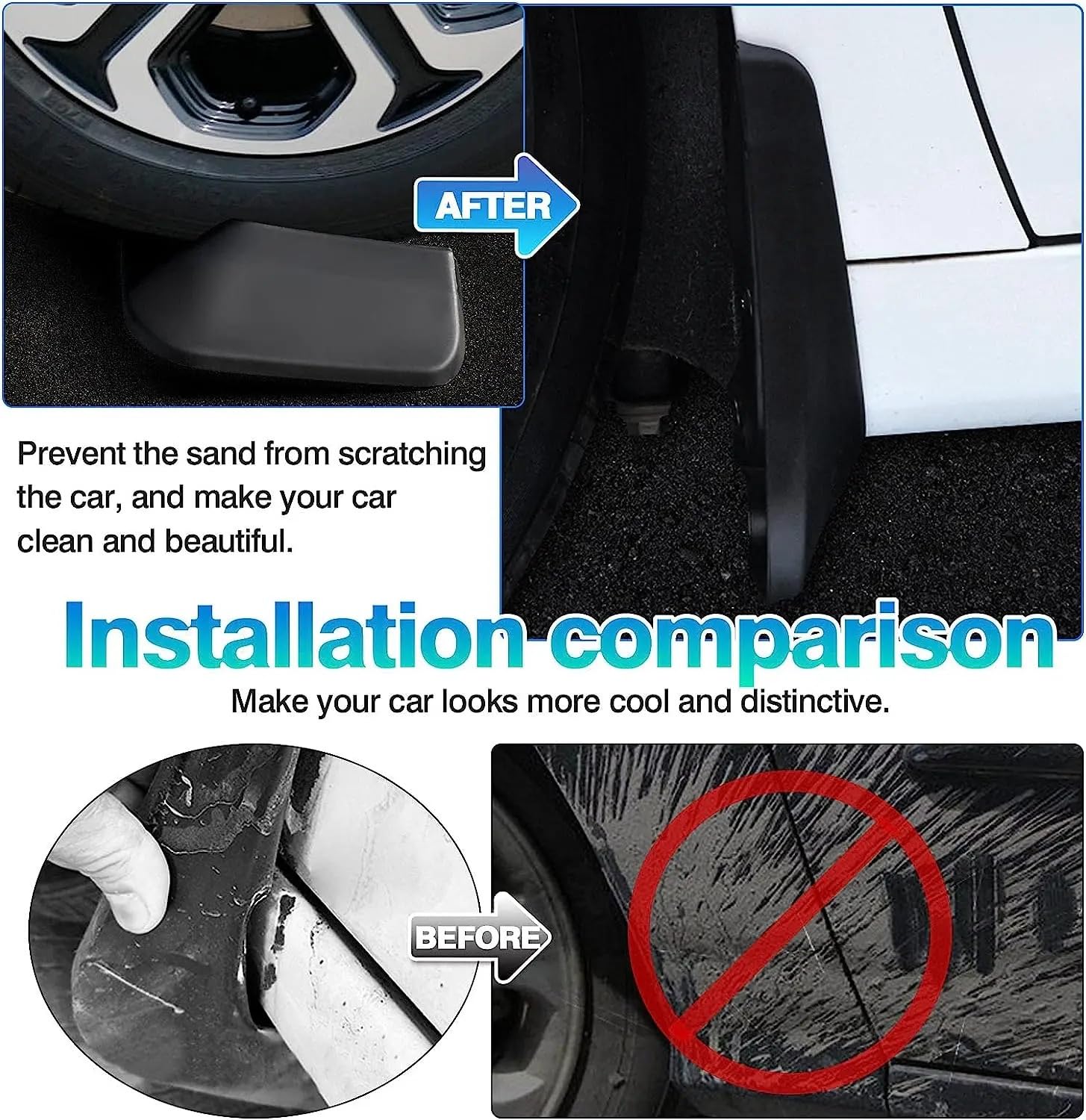 Flacher Radkasten Passend für Toyota HiAce H200 Pendler RegiusAce Ventury 2012~2018 Vorne Und Hinten Schmutzfänger Auto Zubehör