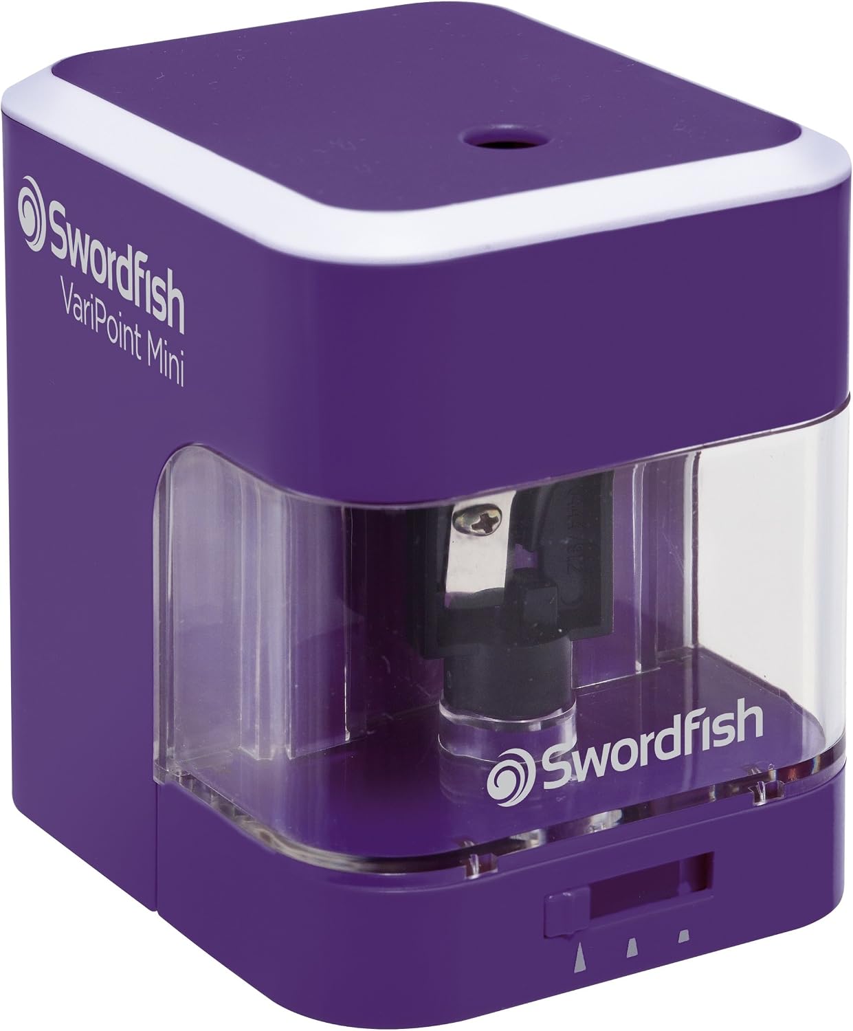 Swordfish ‘VariPoint Mini’ Dual Power Pencil Sharpener with Pencil Point Options and Auto Stop Function [40304]