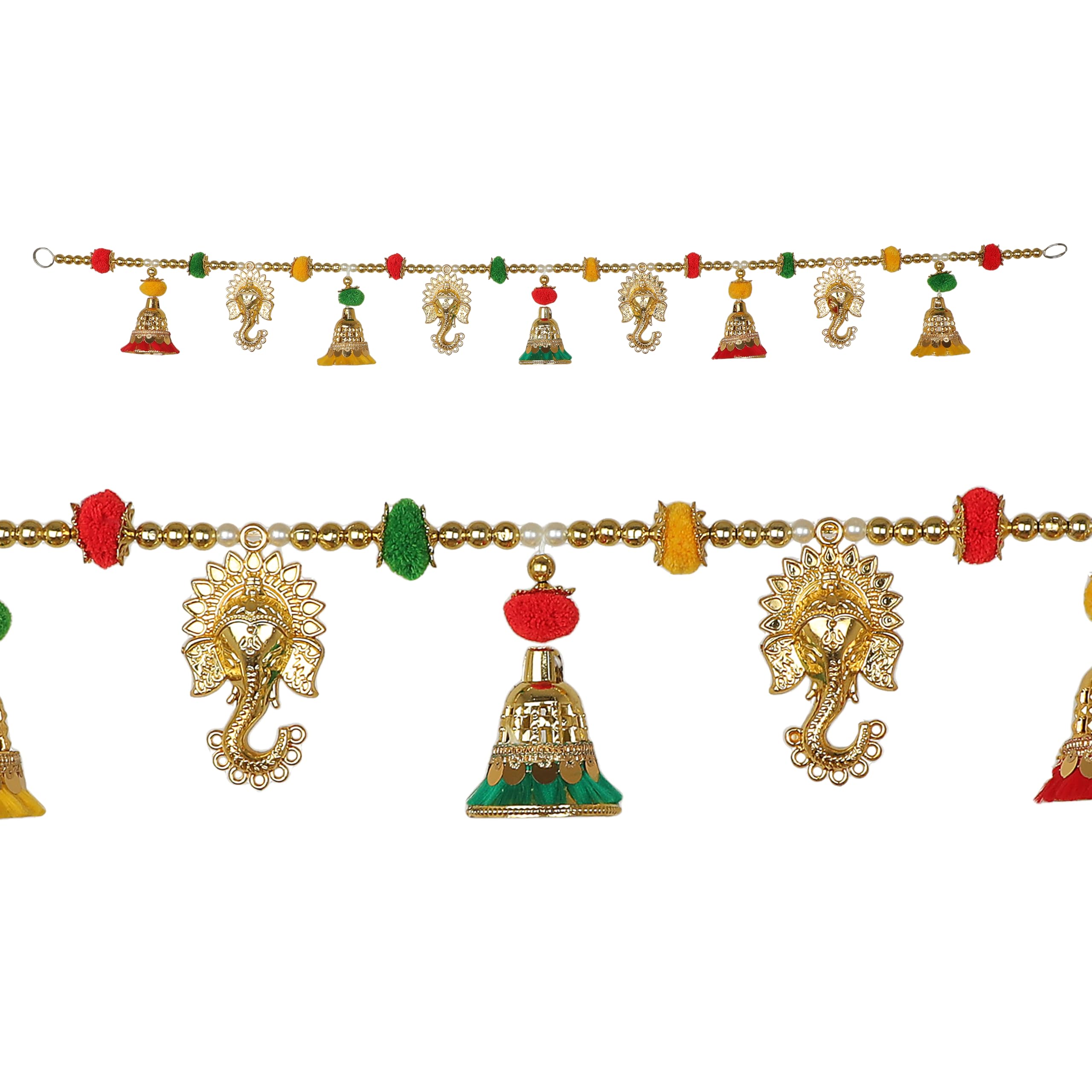 Cantonnière indienne multicolore pour illuminer le salon et le temple de votre maison
