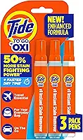 Tide Removedor de manchas para roupas, caneta Tide To Go, caneta de remoção instantânea de manchas e limpador de manchas, portátil e fácil de viajar, funciona em manchas de alimentos e bebidas, cabe