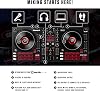 وحدة تحكم Numark Mixtrack Platinum FX DJ وواجهة DMX للموسيقى الحية ومجموعات DJ والأحداث وإنتاج الموسيقى