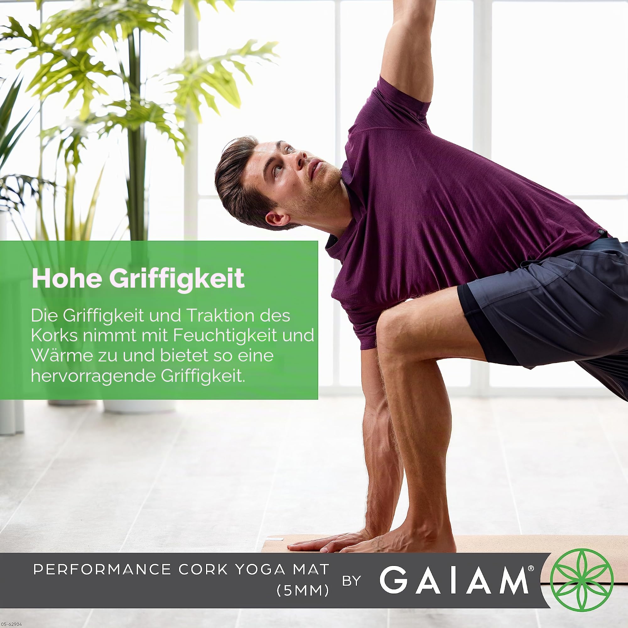 gaiam Yogamatte Kork 5mm