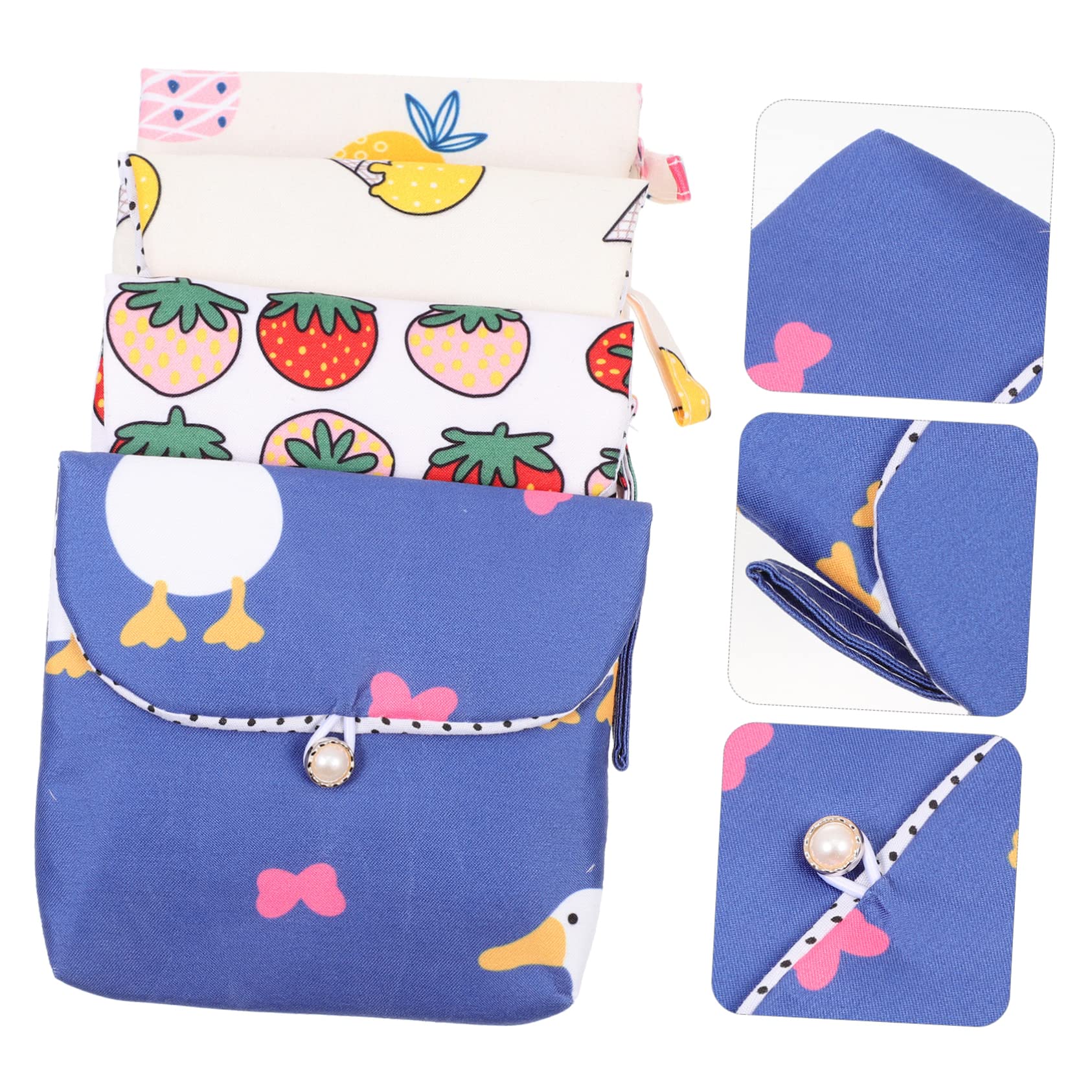 Ipetboom 20pezzi Borse Assorbenti Per Ciclo Mestruale Sacchetti Random Cute Nursing Pad Pouch Per Per Mensile