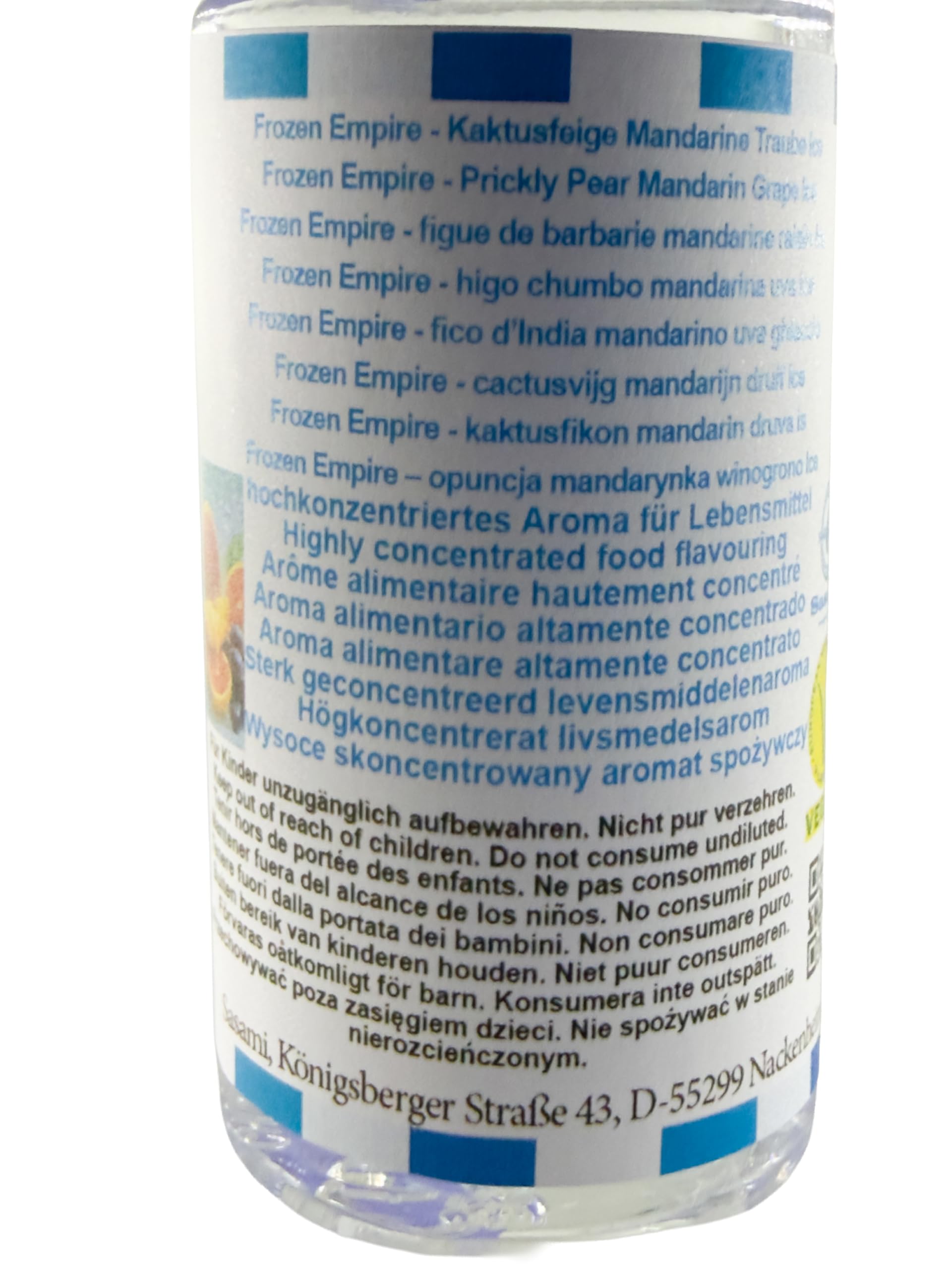 Frozen Empire - fico d’India mandarino uva ghiaccio aroma concentrato - vegano - Sasami - 100ml