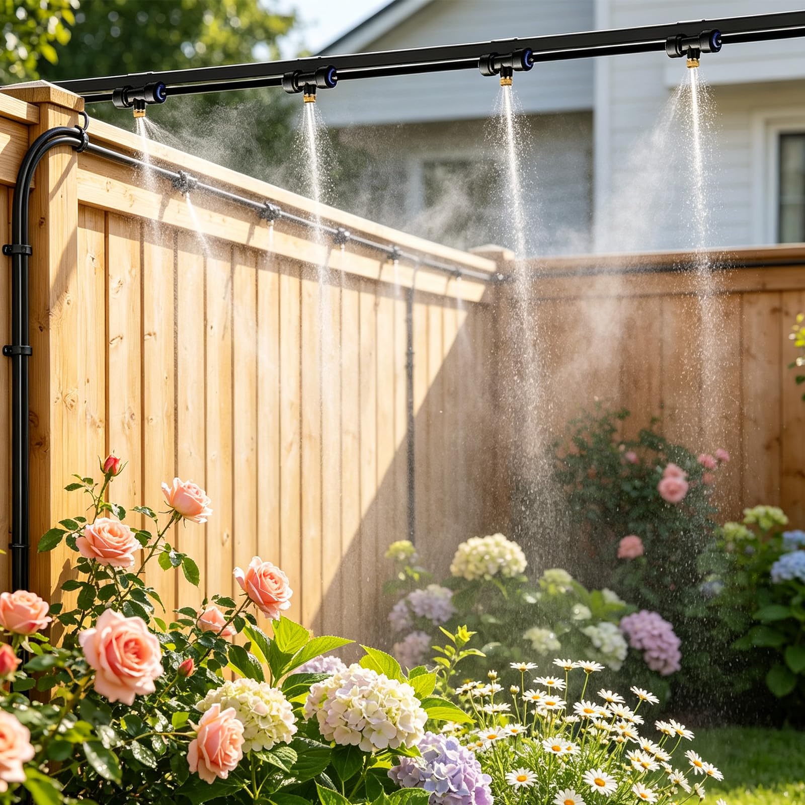 Brumisateur Terrasse Kit Brumisateur Eau Exterieur，15m