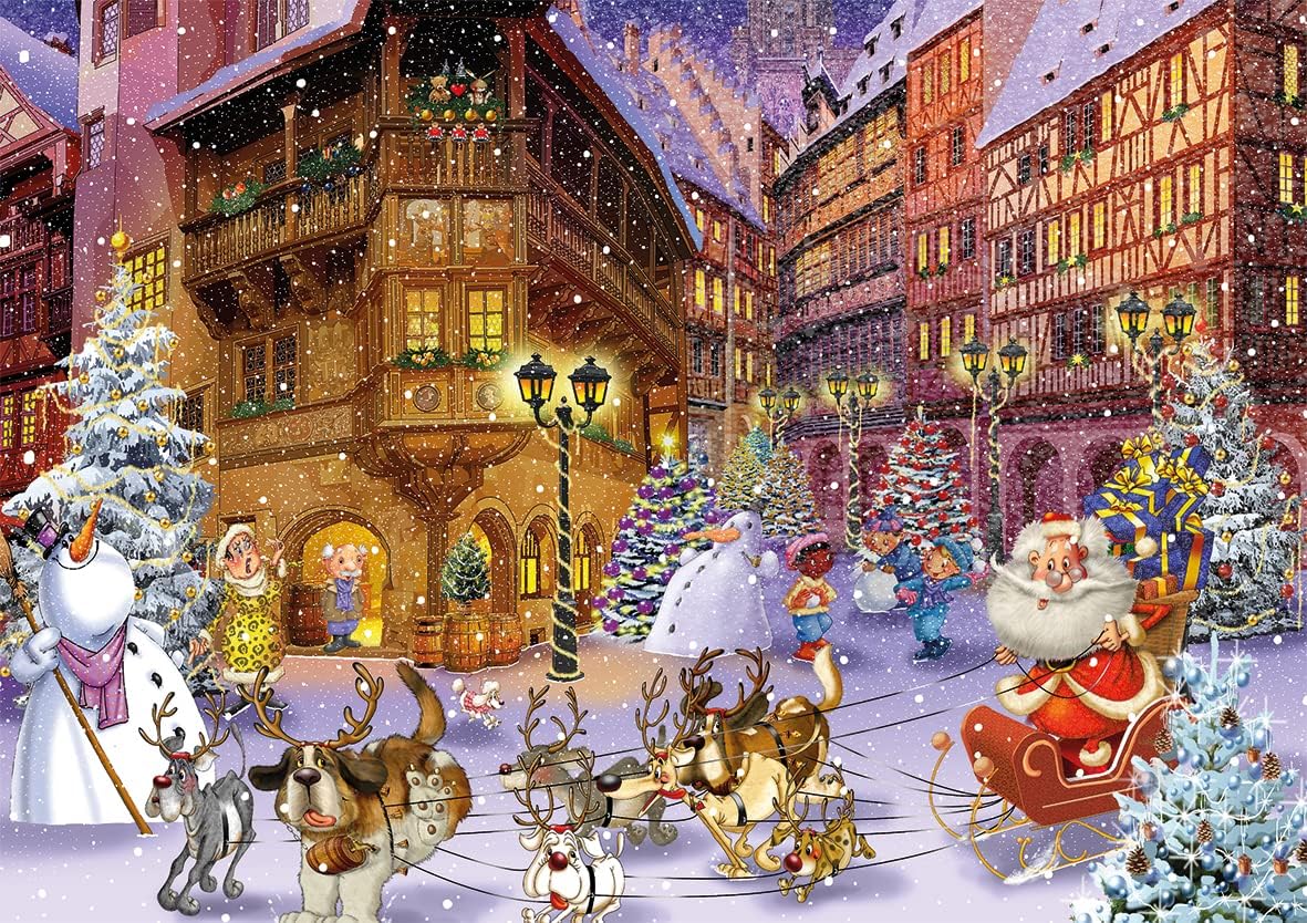 Piatnik Christmas Village 1000 Piece Jigsaw Puzzle