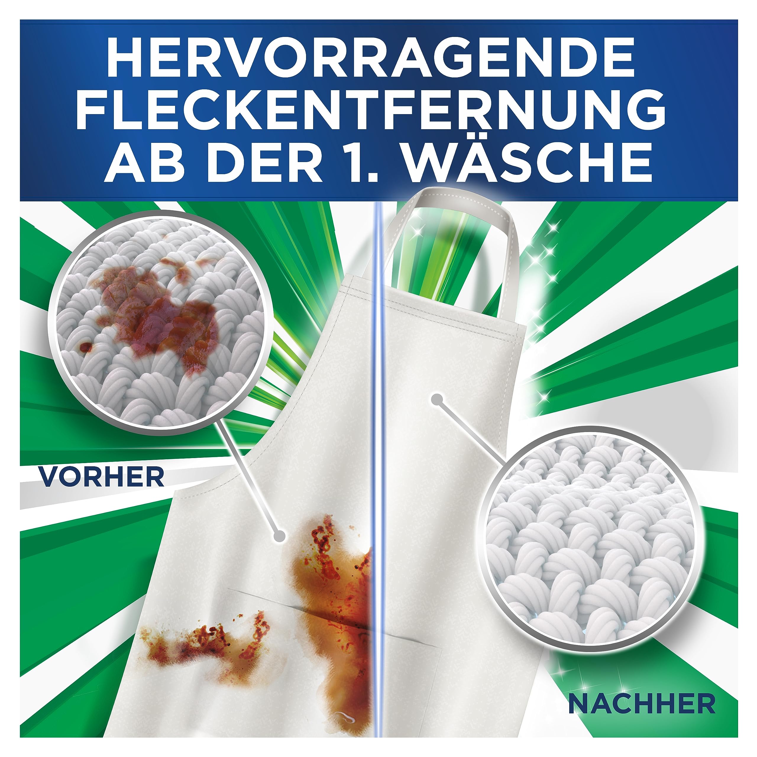 Ariel Professional Regulär Waschpulver, 120 Waschladungen, 7,8 kg, Ausgezeichnete Fleckentfernung schon ab der ersten Wäsche, professionelle Formel für den professionellen Einsatz