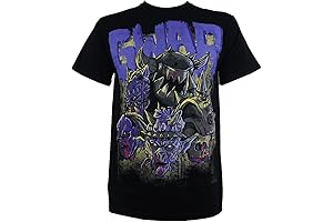 GWAR Men's Destroyers Purple T-Shirt in Black: Officially Licensed Merchandise