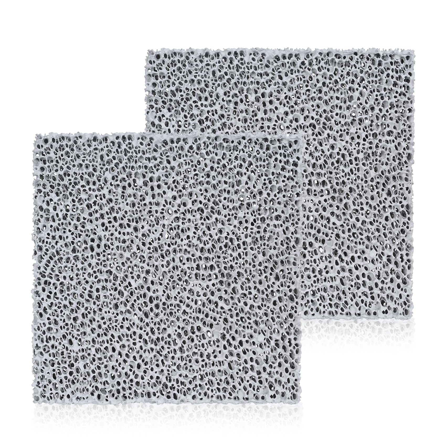 Lot de 2 filtres à poussière fine pour cheminées, 200 x 200 x 20 mm, compatibles avec les filtres Hark pour la rénovation des cheminées et poêles