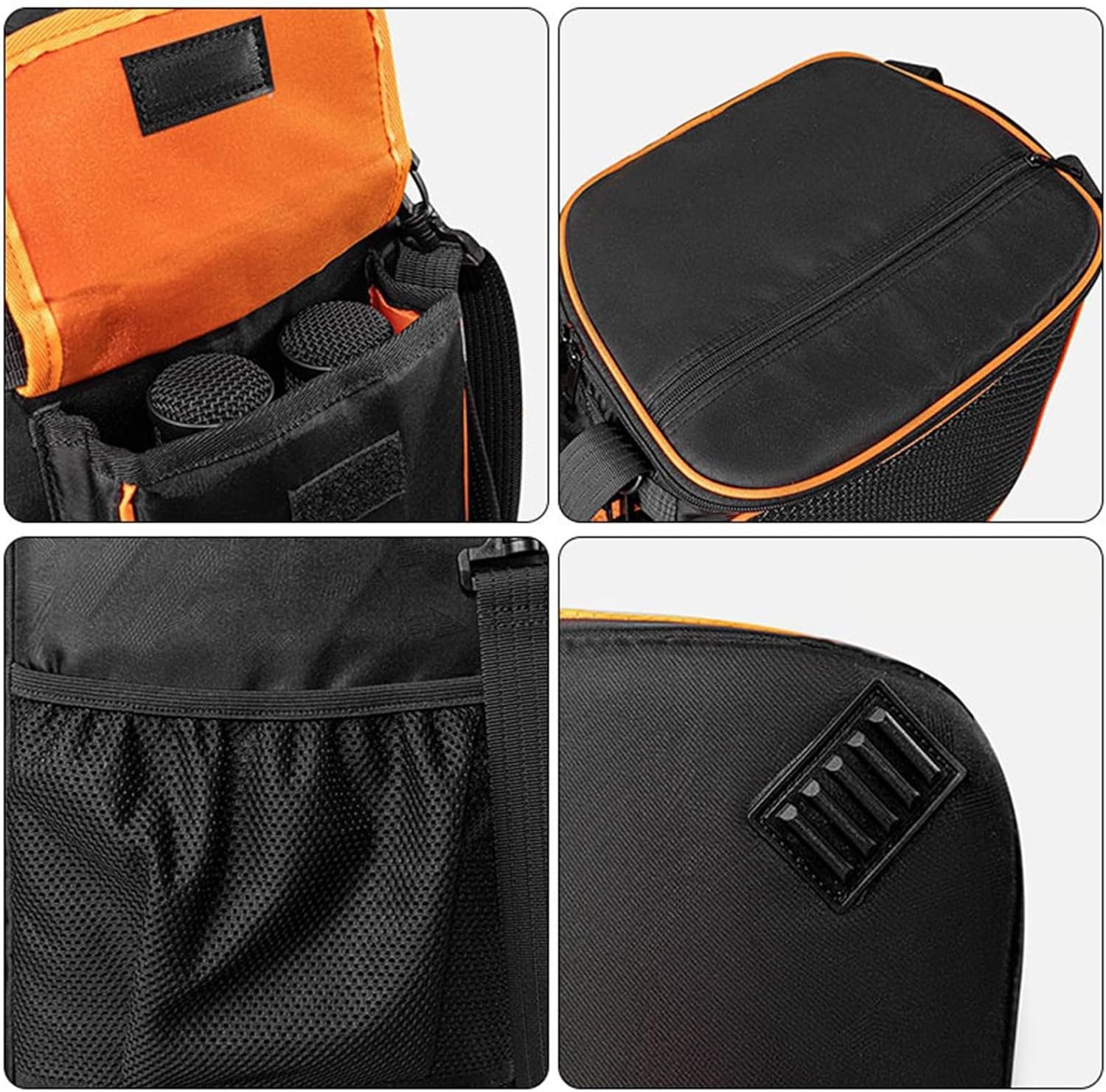 スピーカー用の補強材のパディング付き耐候性ポータブル収納バッグ屋外サウンドシステムアクセサリーキャリングケース