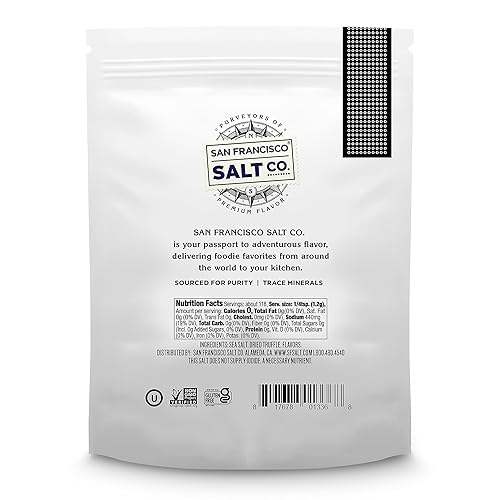 Miniatura 2 de Sal de trufa negra italiana de 5 onzas Bolsa resellable - San Francisco Salt Company