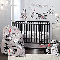 Vista 28 de Lambs & Ivy Goodnight Moon - Juego de ropa de cama celestial para cuna de bebé, 3 piezas