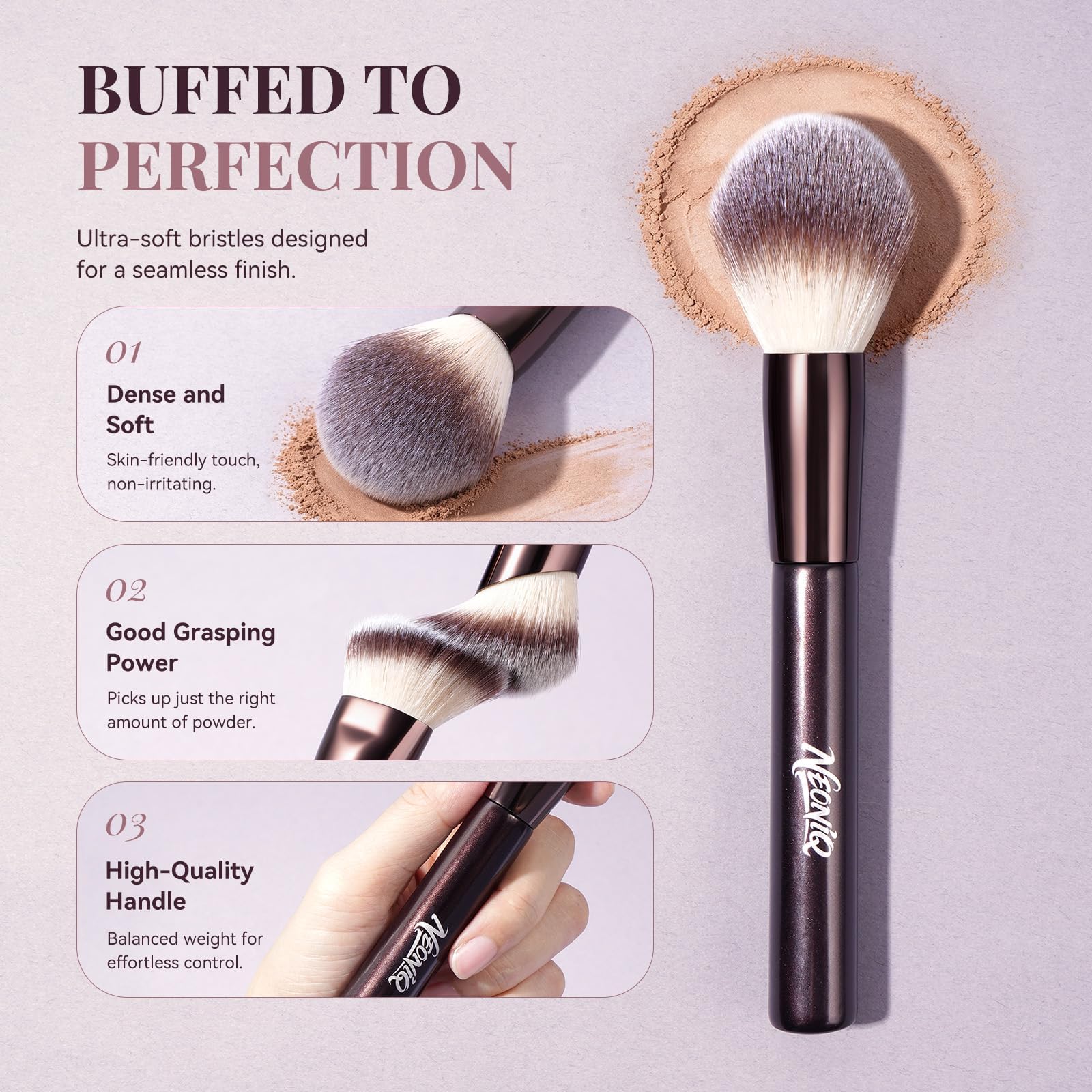 Juego de 14 brochas de maquillaje profesionales con bolsa de cosméticos de