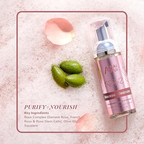 Miniatura 4 de ANAiRUi - Juego de cuidado de la piel, kit facial para mujeres, juego de lavado facial e hidratante con máscara de arcilla, limpiador facial y