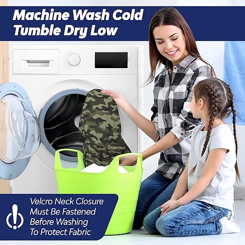 Miniatura 7 de Adult Bibs for Eating: Reusable with Crumb Catcher Pocket - For Men and Women Paquete de 3 (variedad) - Camo,Paquete de 3 (variedad) -