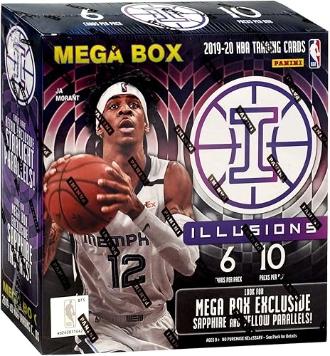 2020 Panini Illusions NBA Basketball MEGA box - 60 Total Cards