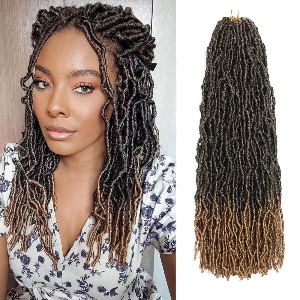 Faux Locs Crochet Hair 12 inch Soft Locs Hair 7 Packs Soft Crochet Hair Extensions T27 Pre Looped Crochet Hair Extensions for Women Girls