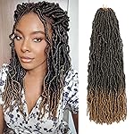 Faux Locs Crochet Hair 12 inch Soft Locs Hair 7 Packs Soft Crochet Hair Extensions T27 Pre Looped Crochet Hair Extensions for Women Girls