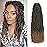 Faux Locs Crochet Hair 12 inch Soft Locs Hair 7 Packs Soft Crochet Hair Extensions T27 Pre Looped Crochet Hair Extensions for Women Girls