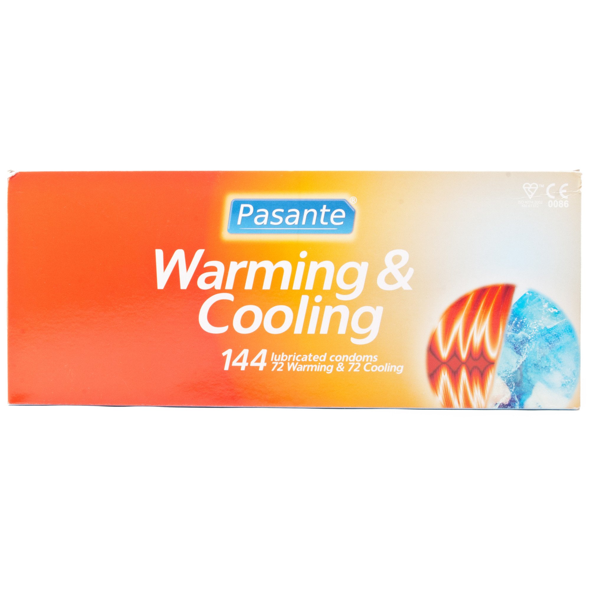 Pasante - Preservativi riscaldanti e raffreddanti, confezione da 144