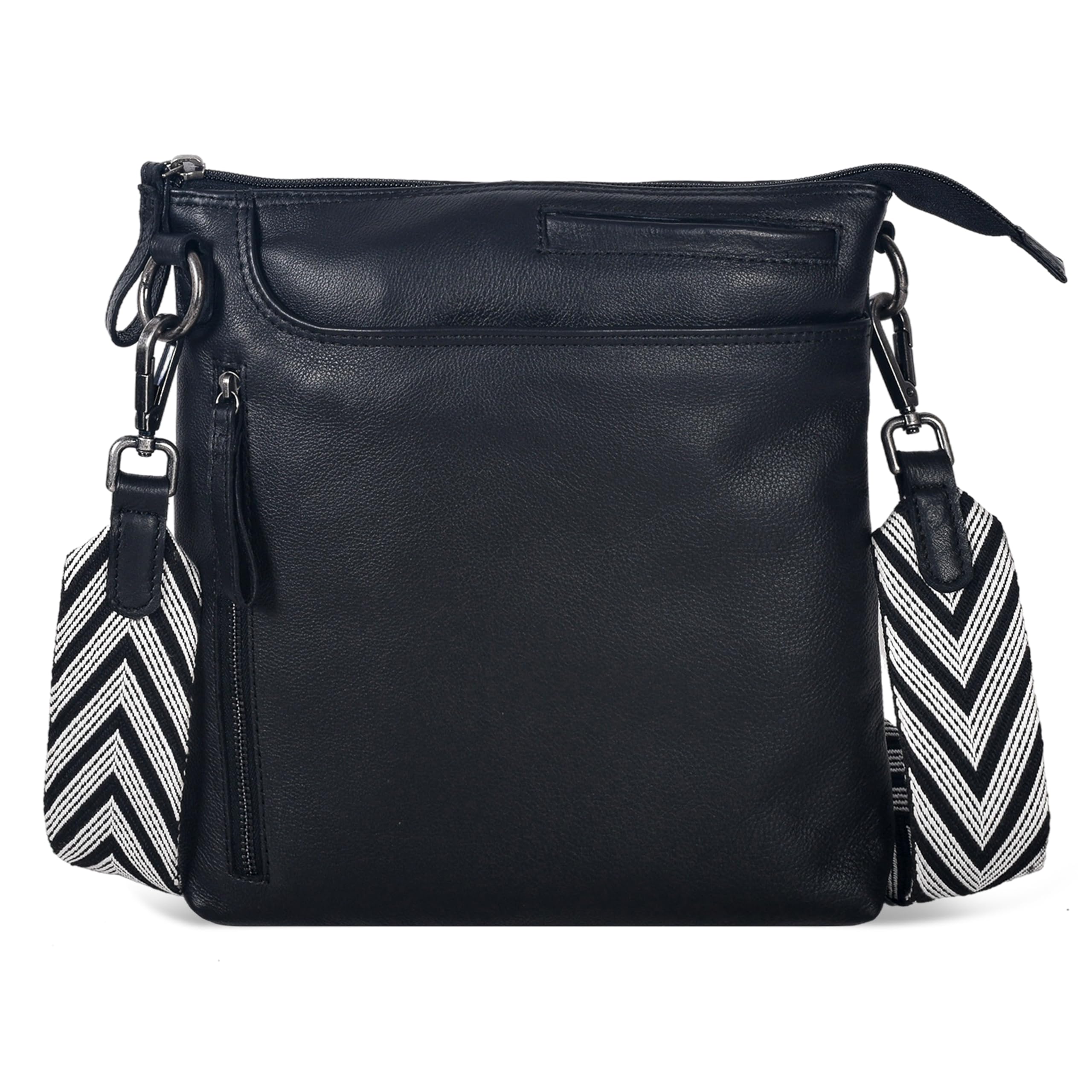 Genuine Leather Crossbody Bag For Women - Medium Cross Body Handbag Purse