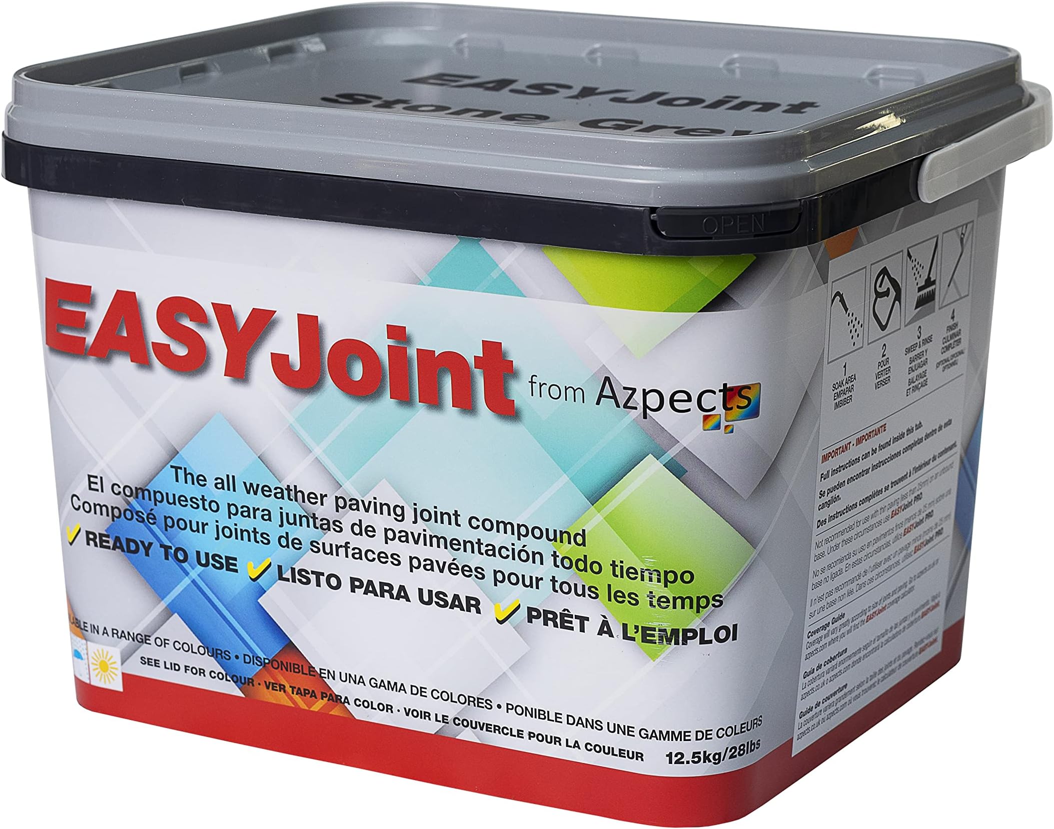 Jointing Compound Stone Grey Easy Joint 12.5 Kilo Patio Mortar