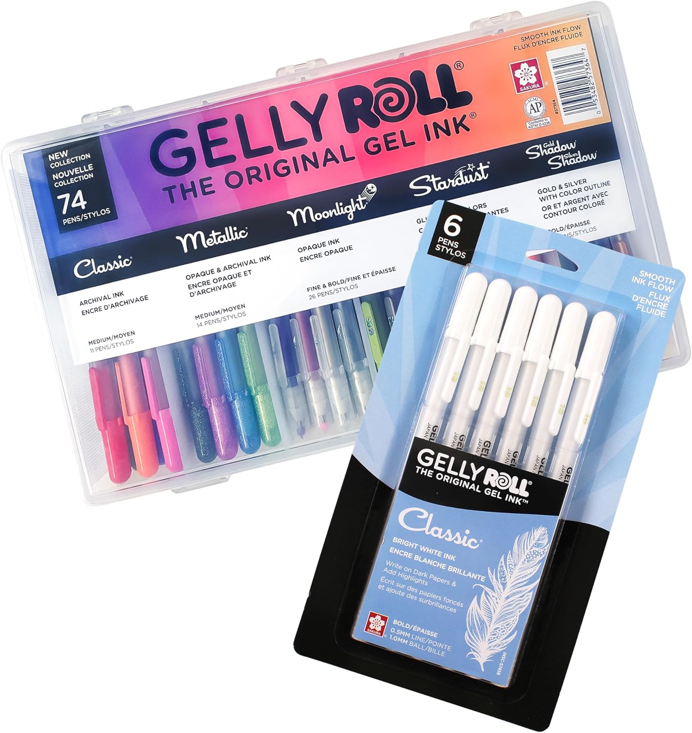 BoldBurst 0.9mm Gel Pen Set – Assorted Colors & Effects