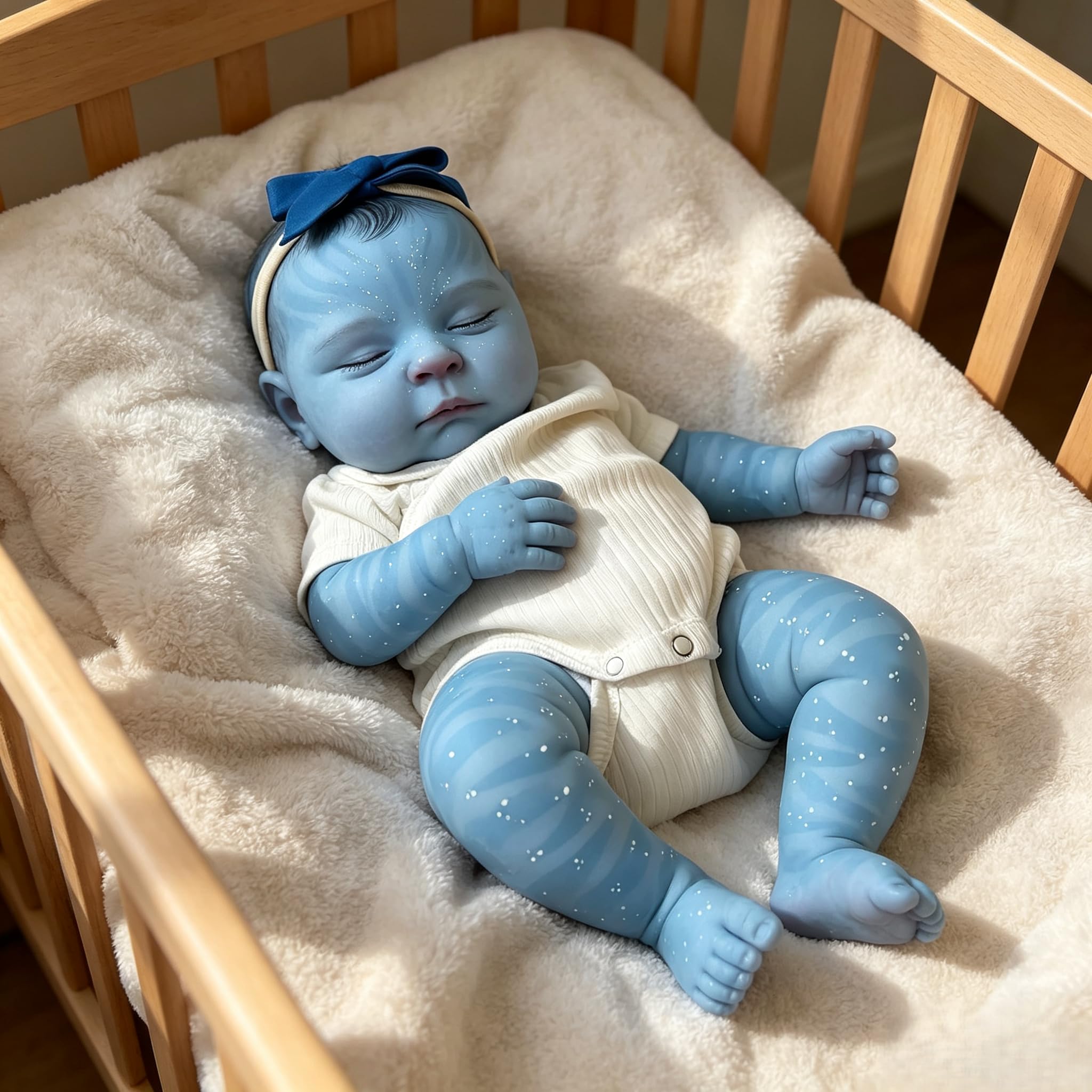 Muñeca realista de vinilo suave que brilla en la oscuridad, para recién nacidos, niños pequeños, alienígenas con juegos de alimentación, juego de regalo de cumpleaños y Navidad para niñas