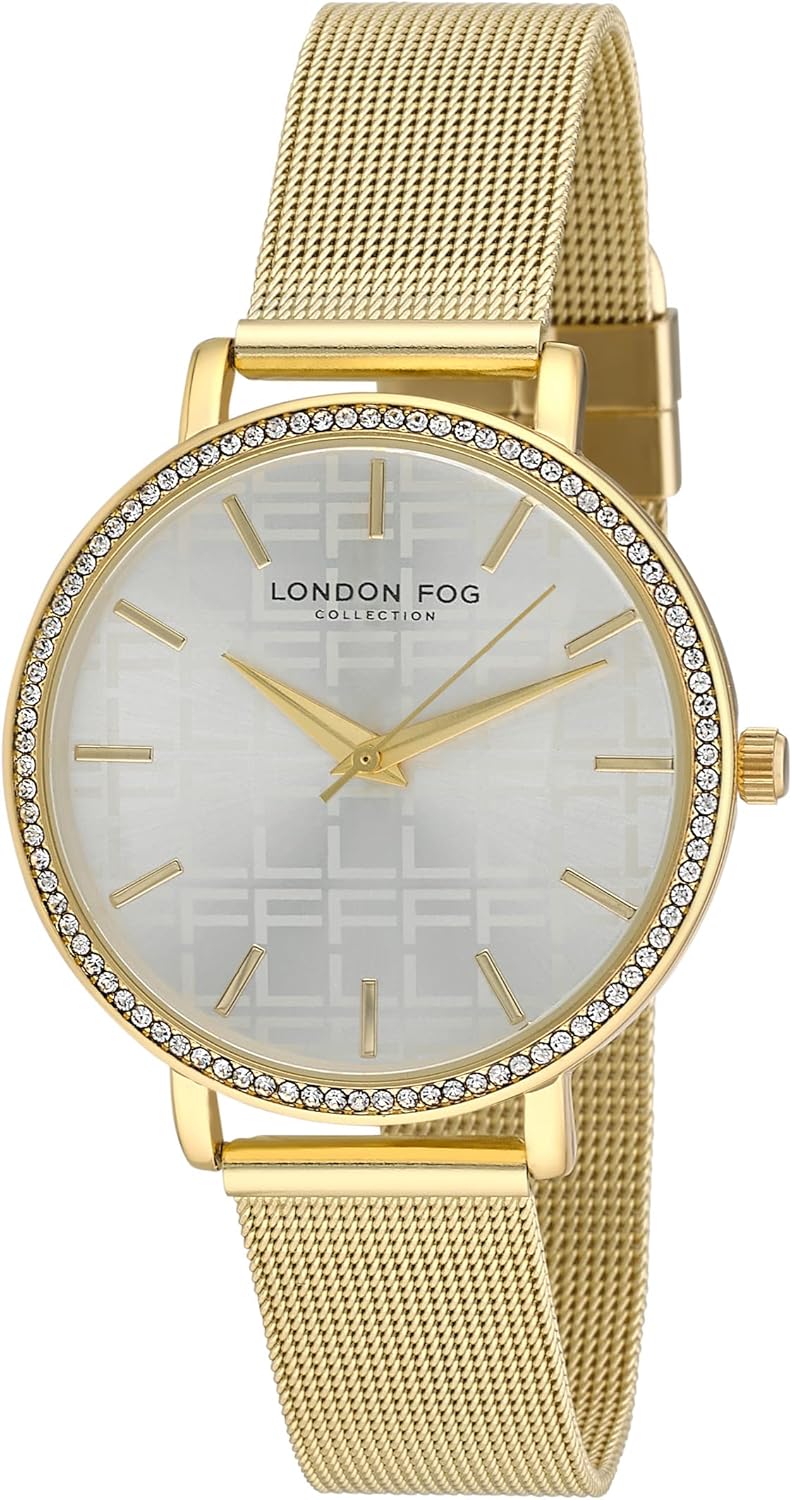 LONDON FOG Women's Buckingham Mesh Strap Watch (LF015)