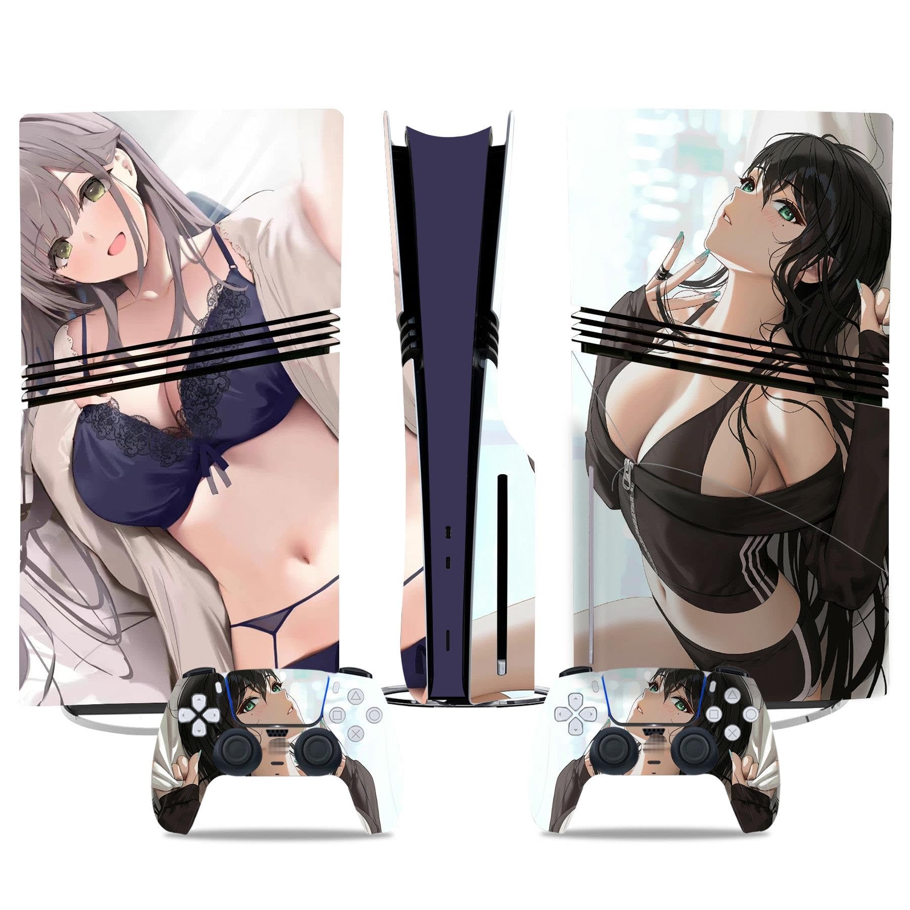 Für PS5 PRO Skin Digital Edition Konsole Und Controller Vinyl Cover Skins Wraps Kratzfest, Kompatibel Mit Für PS5 Digital Edition Pro 89628 Skins Wraps Geschenk