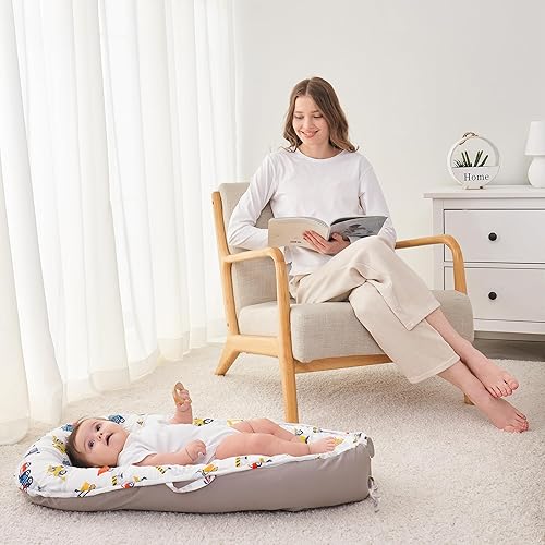 Miniatura 15 de Viviland Tumbona Snuggle Me para bebés recién nacidos de 0 a 24 meses, unicornio
