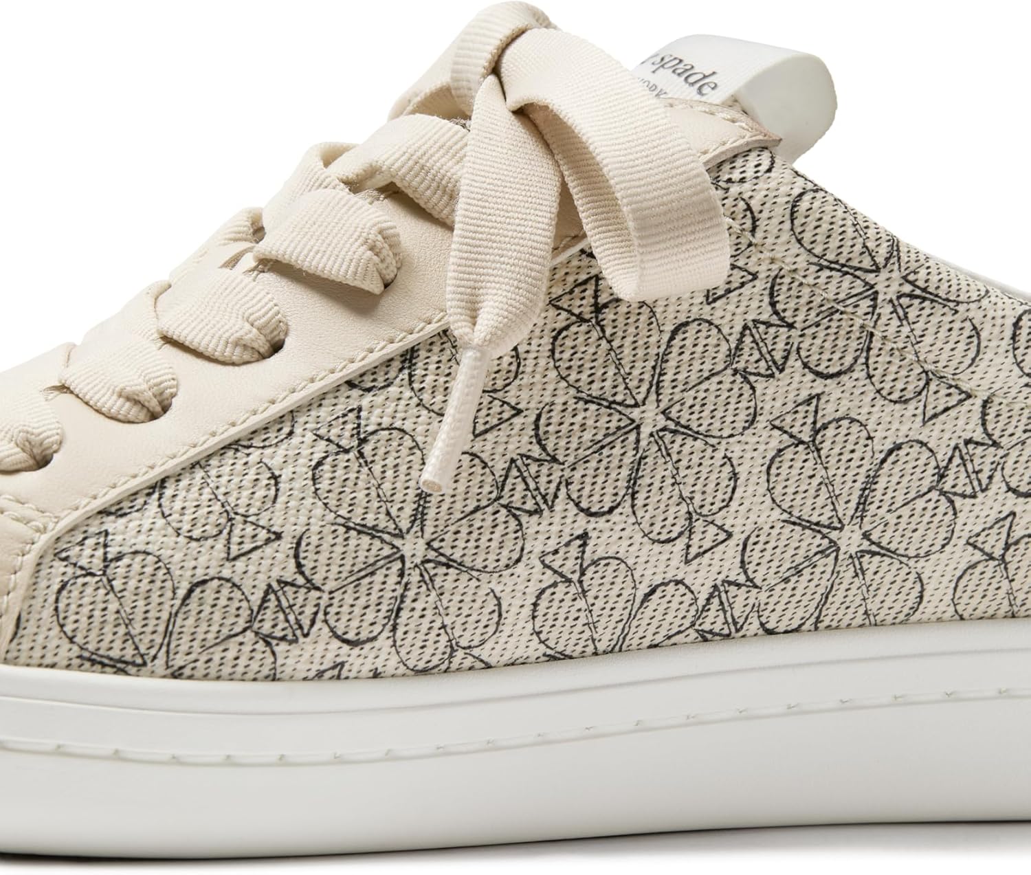 Kate Spade New York Womens Spade Flower Lace Up Sneaker - Image 6