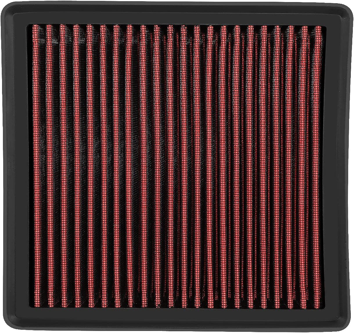 DNA Motoring AFPN-251-RD Clean Air Washable Drop In Panel Air Filter Enhance Engine Performance Power & Acceleration Improve [Compatible with 014-2019 Jeep Grand Cherokee 3.0L]