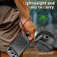 Vista 8 de Cozycase TOP Funda impermeable para iPhone 17 Pro Max - Grado militar resistente a todo 360 con protector de cámara de pantalla, doble IP68 a prueba