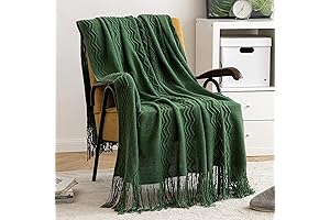MIULEE Dark Green Throw Blanket: Comfort and Style beyond Compare