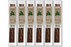Buffalo Bob's 6-Pack Alligator Jerky: A Cajun Delight for Adventurous Taste Buds