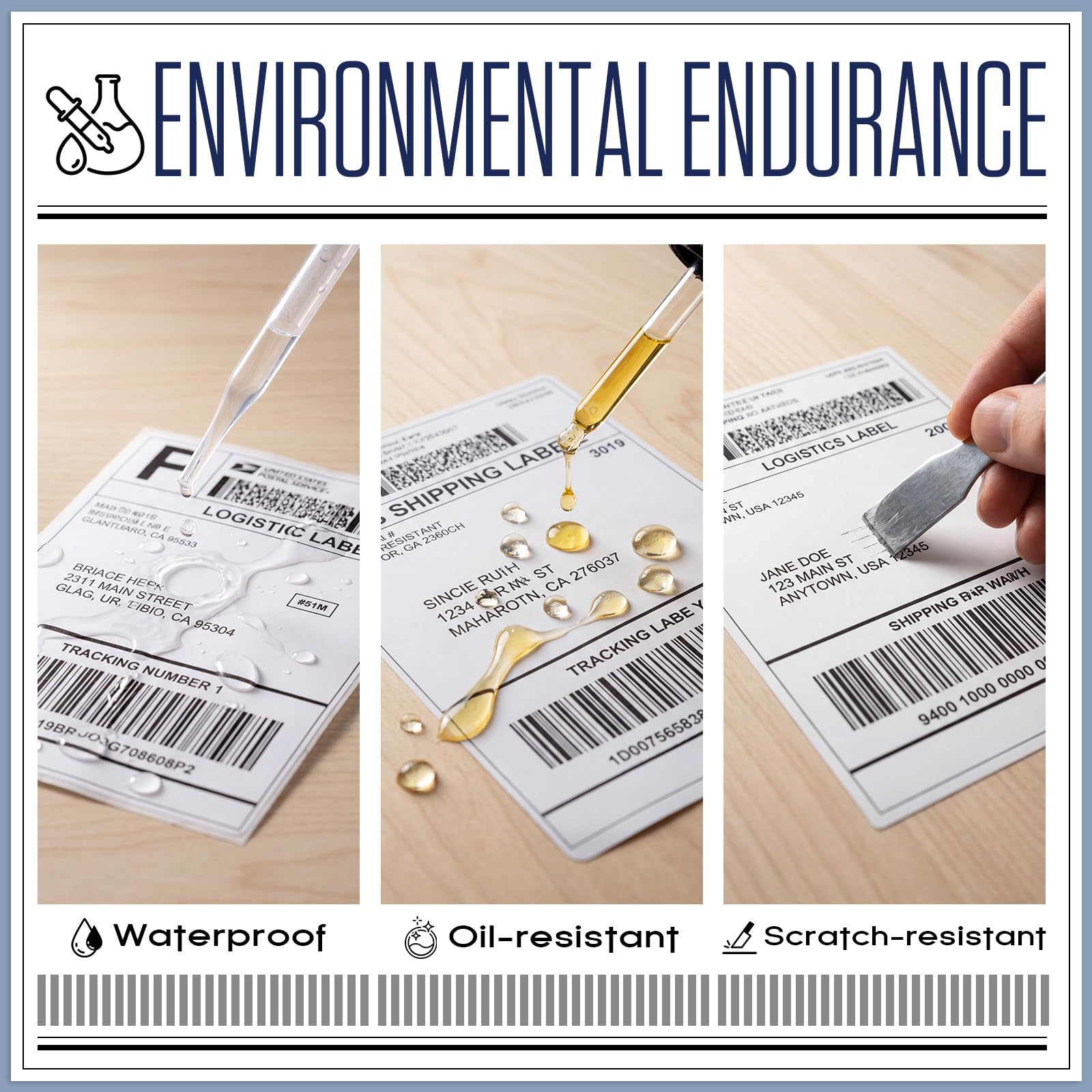 Dunzoom Lot de 10 500 étiquettes d'expédition thermiques pour imprimante thermique, 10 x 15 cm, 350 feuilles par rouleau, qualité commerciale (30 rouleaux)