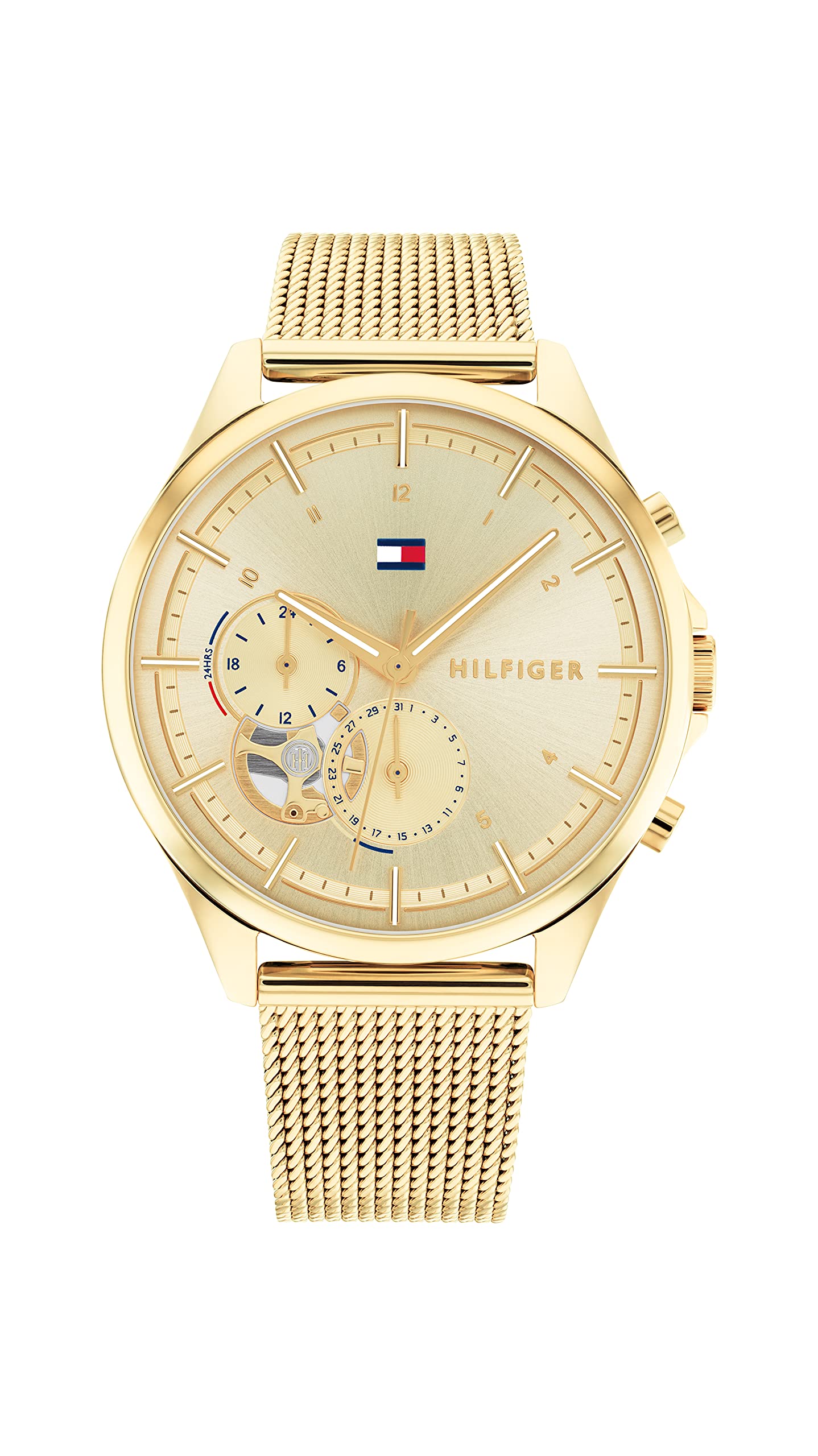 Tommy Hilfigher Gold Dial Watch for Men -TH1782417W (B0BR7PJ29F) Amazon Price History, Amazon Price Tracker