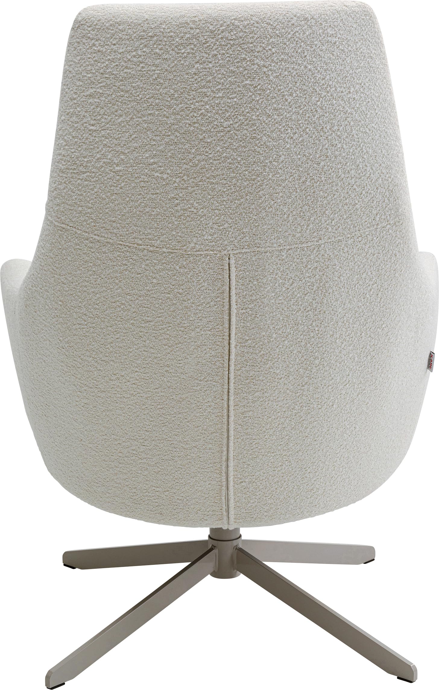 Kare Design Drehsessel Mimi, Creme, Sessel, Polstersessel, Drehbar, Wohnzimmer, Schlafzimmer, Büro, 100x76x81 cm