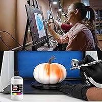 Vista 7 de U.S. Art Supply Diluyente, Reductor y Extensor Base para Aerógrafo de 16 Onzas para Pinturas Acrílicas - Diluyente de Pintura para Aerógrafo, Reduce
