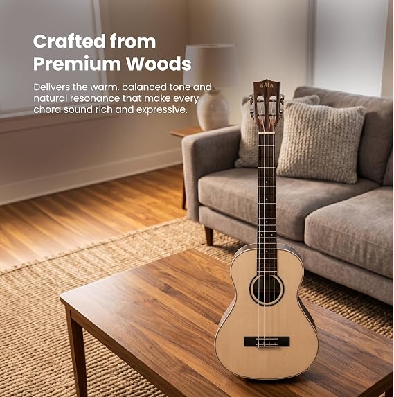 Kala All Solid Spruce Top Ziricote Tenor XL Ukulele (KA-ASZCT-ST)