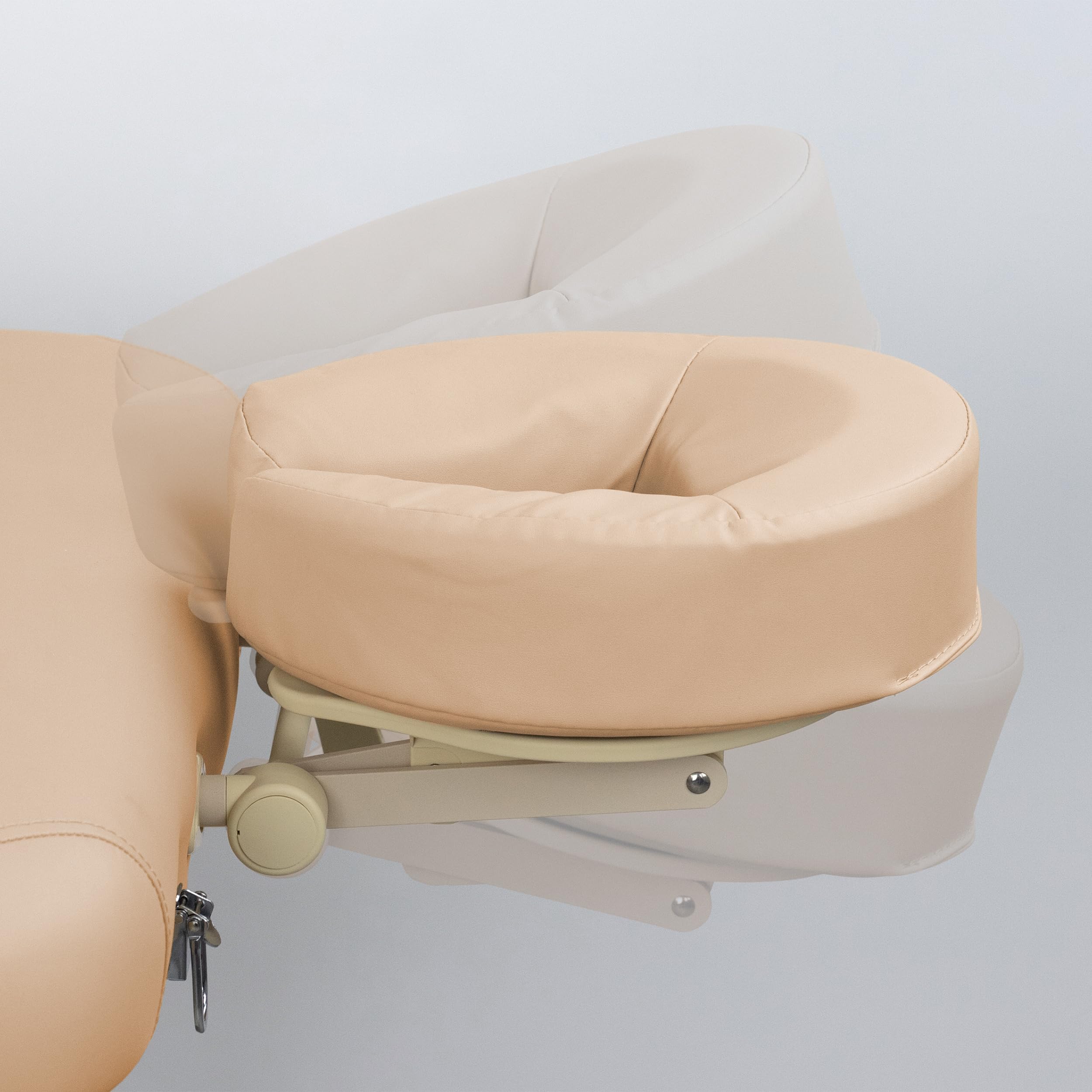 HABYS Massageliege Bello One | Klappbar Mobile Tragebares Höhenverstellbar | Massagetisch Massagebank | Holz Beige | 180 x 70 cm